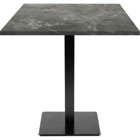 Table 70 x 70 cm - modèle Milan pierre métallisée