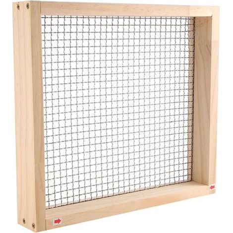 Tamis de en Bois pour le Jardinage, Tamis de pour Sable de Jardin, Tamis de pour Terre et Pierre, Tamis de Compost de Jardinage (1/4)