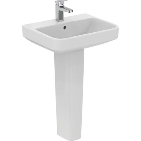 Ideal Standard I.Life B Basin and Full Pedestal 550mm Wide - 1 Tap Hole (1/5)