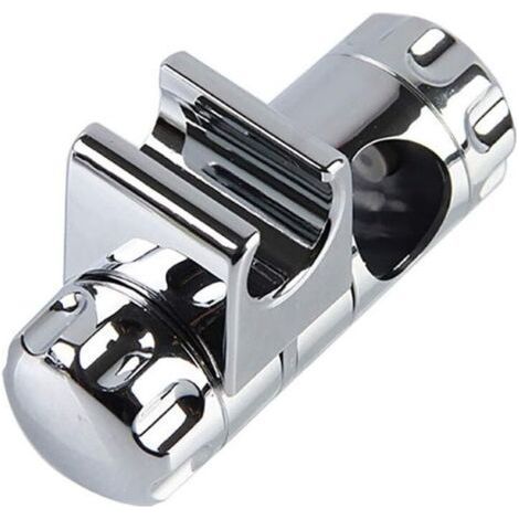 Shower Head Holder, 1 Adjustable ABS Chrome Shower Head Holder (1/4)