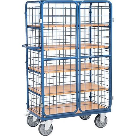 Chariot à plateaux fetra® 8581-3DE hauteur 1800 mm surface de chargement 1000 x 600 mm (1/2)