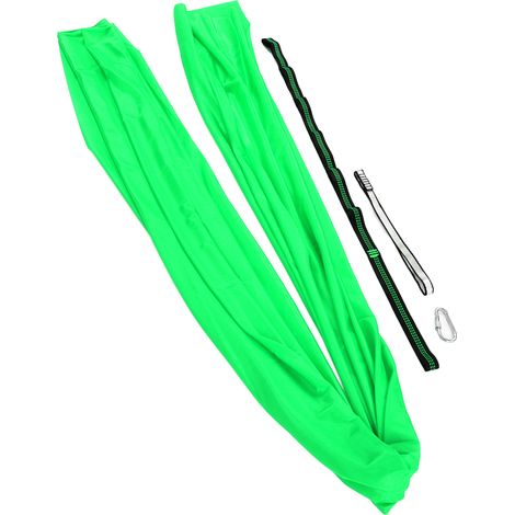 Therapieschaukel, elastische Kuschelhängematte für drinnen und draußen, geeignet für Kinder mit Autismus, ADHS und sensorischen Verarbeitungsstörungen, Grün (1/5)