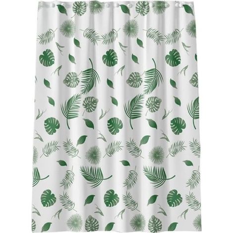 NAMOTU Duschvorhang - 150x180cm - Schimmelresistent - Edelstahlringe - Langlebig