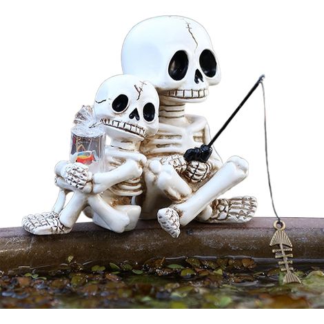 Skelett Dekorative Desktop Skulptur Harz Skulpturen