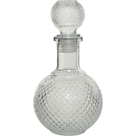 Kaemingk Glasflasche rund Ø 12,5 x 25 cm Glasflasche