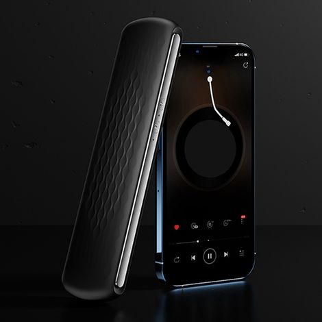 Oreiller Bluetooth avec haut-parleur à conduction osseuse pour un sommeil paisible, casque d'oreiller sans fil anti-bruit en noir (1/5)