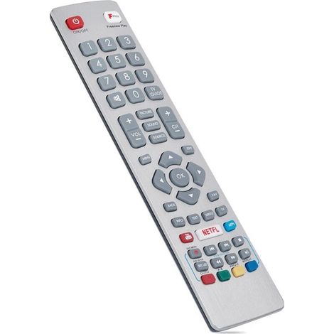 Télécommande universelle de remplacement Sharp pour téléviseurs intelligents avec 4 boutons de raccourci, aucune configuration requise