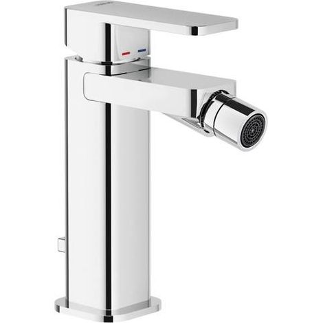 Miscelatore per bidet in ottone cromato Nobili Loop LP90119/1CR Cromo - Piletta con salterello 1"1/4 (1/4)
