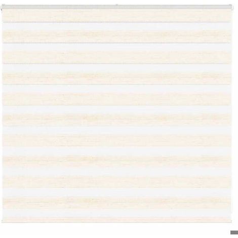 Store zèbre - Modèle zèbre - Beige marbré - Largeur tissu 155,9 cm - Polyester (1/5)