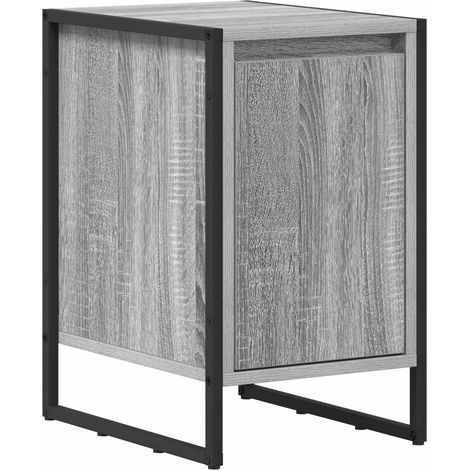 Maison Exclusive - Nachttisch Graues Sonoma 39,5 x 30 x 50 cm Hol