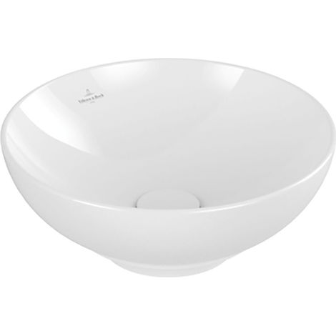 Villeroy & Boch Aufsatzwaschbecken rund Artis - Aufsatzwaschbecken mit CeramicPlus, Waschschale weiß/alpin (1/5)