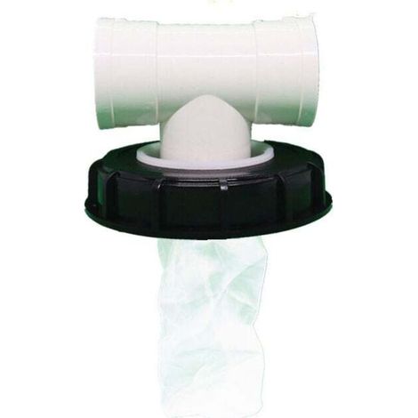 IBC-Tankdeckel mit waschbarem Nylonfilter für 1000-Liter-IBC-Regenwassertanks, IBC-Deckelfilter, IBC-Tankzubehör, Nylon-Regenwasserfilter (165 mm T-Stück) (1/5)