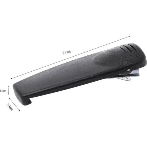 Compatible with Motorola walkie-talkies GP328, GP338, GP329, HT750: Spare belt clip (1/4)
