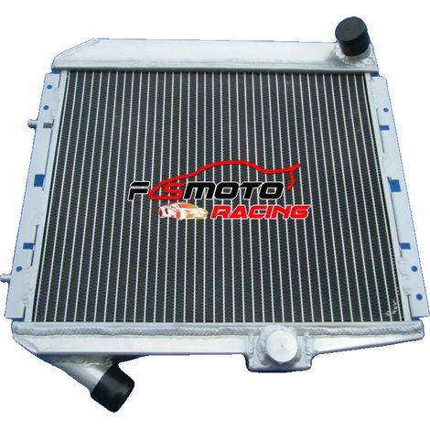 Radiador de aluminio, tamaño del núcleo 310 mm × 388 mm × 50 mm, entrada Φ32 mm, salida Φ32 mm, compatible con RENAULT 5 SUPER 5/R5 (1/5)