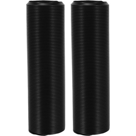 Deux tuyaux de conduit d'air de 2,5 pouces (63 mm), réglables en hauteur, compatibles avec tous les modèles de véhicules. (1/5)