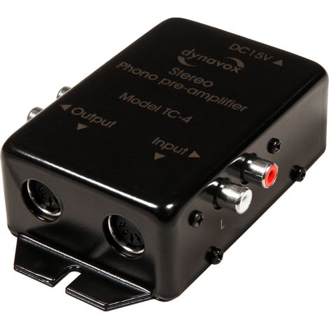 Préamplificateur phono TC-4 dynavox, noir, stéréo (1/2)
