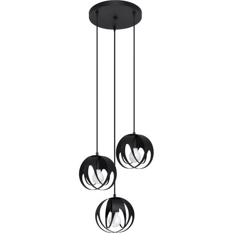 TULOS 3P black suspension lamp (1/5)