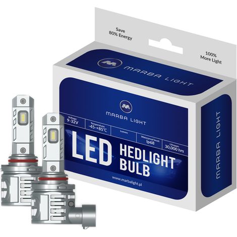 Lampadine LED HB3 / HB4 / HIR2 30W ultra bianche MLWINHB342 2 pezzi (1/5)