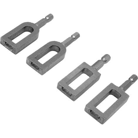 Perceuse électrique Twister de fil, outil de torsion en acier au carbone pour la Construction de clôtures 4 pièces (1/5)