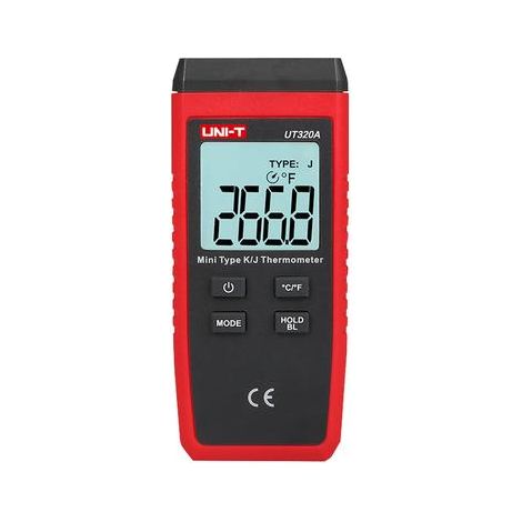Digitalthermometer uni t kompakt leicht schwarz LCD
