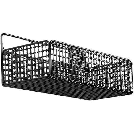 Organisateur de support à épices, support de rangement mural pour cuisine, poinçon multifonctionnel, organisateur simple, étagère suspendue pour pots d'assaisonnement, (M) (1/5)