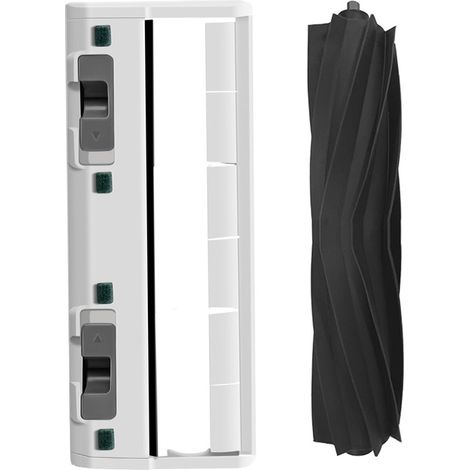 Gummi Hauptbürste für Ecovacs Staubsauger,OZMO T20 T10 T9 T8 T5 950 Serie gummibürsten (Omni Plus Turbo pro) weiß (1/5)