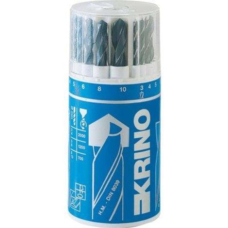 PUNTE TRAPANO HSS WIDIA LEGNO SELETTOR 09005 KRINO - CF=PZ 18 - 1 confezione