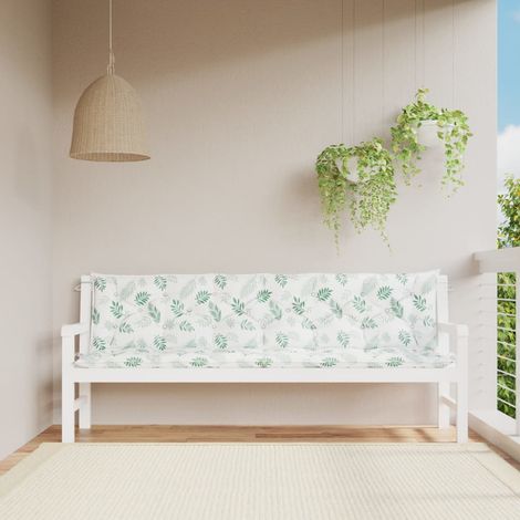 Furniture Limited - Cojines banco jardín 2 uds tela estampado de (1/5)