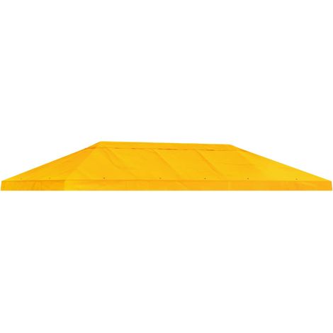 Gazebo Canopy Cover 6 x 3 m Yellow Polyester 190 vidaXL (1/5)