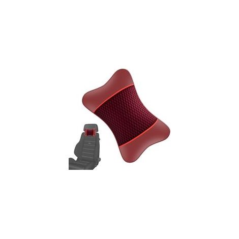 Coussin de nuque de voiture - Coussin d'appui-tête ergonomique pour siège auto et maison - Respirant - Coussin de voyage élastique pour les trajets en voiture - Chaise de bureau - Coussin de nu (1/5)