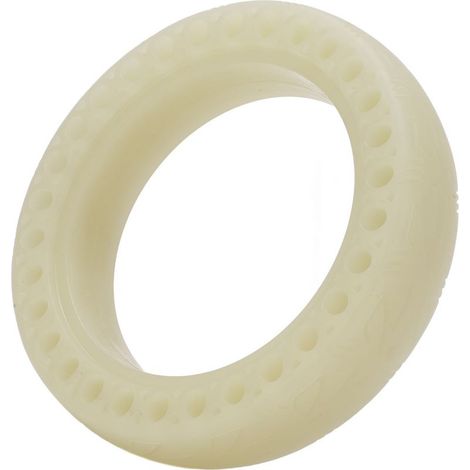 1 pneu solide 8,5x2,125 pour trottinette Ninebot 9 Nano, vert fluo, antidérapant, lumineux dans l'obscurité (1/5)