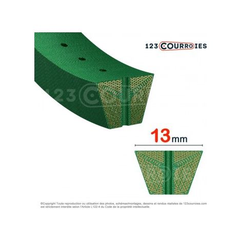Courroie trapézoïdale ouverte profil A (13 mm) OPEN-A