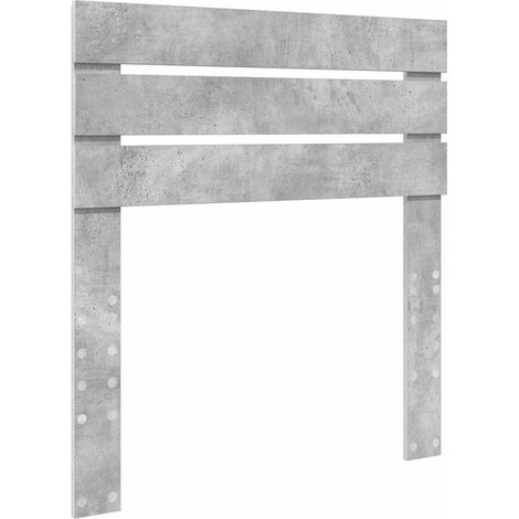 Tête de lit,Décoration murale Gris béton 100 cm Bois d'ingénierie CFW761276 (1/5)