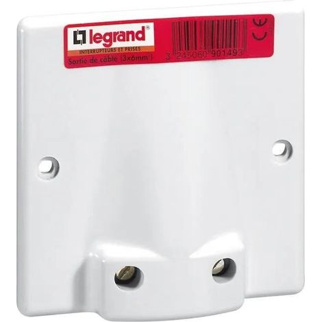 Sortie Câble 95x95 Legrand Connexion électrique Sécurisée - Legrand
