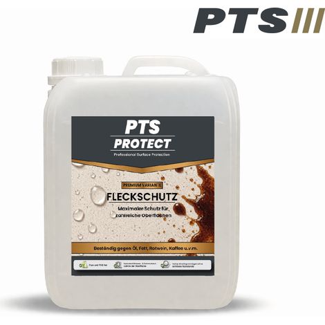 PTS Protect Fleckschutzimprägnierung– Fluorfreie - Wasserabweisender Tiefenschutz Steinimprägnierung 5 Liter (1/5)