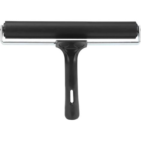 Dailygoods - Rullo in gomma - Strumento per inchiostrazione - 20 cm - Per stampa a blocchi - Timbro a olio - Adatto per artisti (1/5)