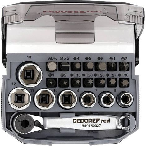 Gedore RED R49005023 Inserto giravite a bussola 23 parti 3300026 (1/5)