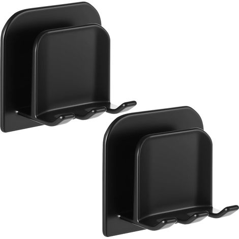 2 Pcs Porte Brosse à Dents Mural, Support Brosse a Dent Electrique, Support Brosses à Dents électriques Mural pour Salle de Bain et Cuisine