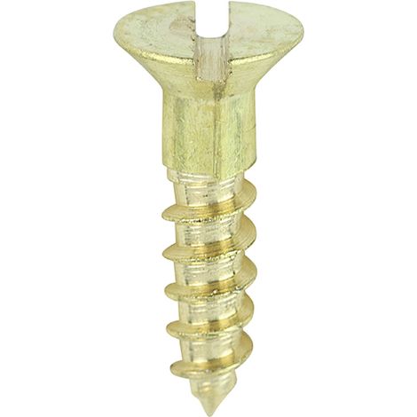 TIMCO Solid Brass Countersunk Woodscrews - 4 x 1/2