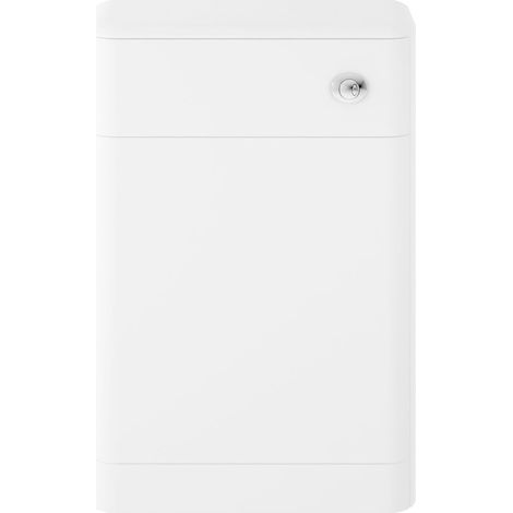 Balterley Croxden Contemporary Floor Standing Bathroom WC Unit with Pure White Finish, 800 x 550 x 200mm