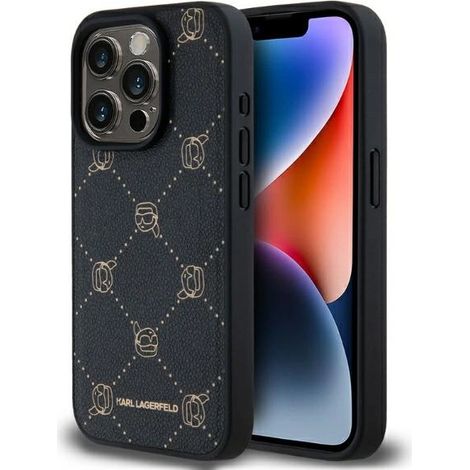 Karl Lagerfeld KLHMP15XPGKHPHK iPhone 15 Pro Max 6.7 negro/negro MagSafe Karl Head (1/5)