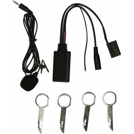 6000 CD Device BT 5.0 Aux Audio Adapter Microphone Handsfree Kit Replacement for Ford 6000CD Stereo, Model: Black 21 (1/4)