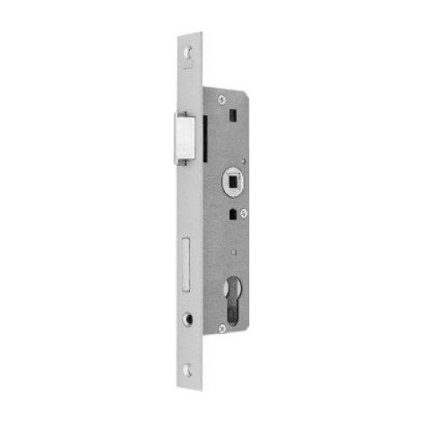 Cerradura de hacer muescas 0007 m. W. PZD35E72 20 cuadrado plateado lacado