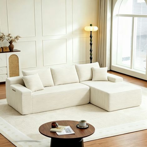 Lit mezzanine enfant 90x200 cm blanc en bois avec bureau, rangements et LED sans matelas - CHICFURN (1/5)