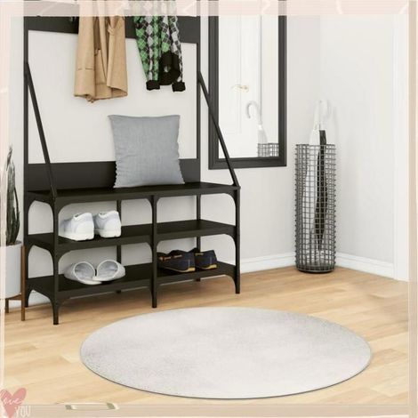 Tapis - VINGVO - IZA - Scandinave - Crème 100 cm - 100% polyester antidérapant (1/5)