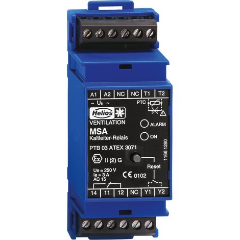 Helios MSA Déclencheur de protection moteur pour sondes de température CTP EX II 2D[t,p],EX II 2G[e,d,px], 01289