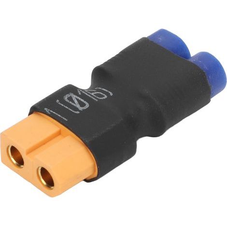 XT60-auf-EC3-Buchse-auf-Stecker-Adapter, drahtloser Akkuanschluss für Modellautos, Flugzeuge und Boote (1/5)