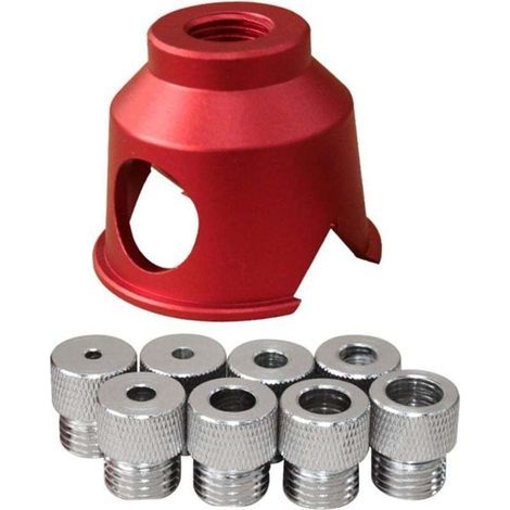 Guide de perçage vertical pour le travail du bois, outil de poinçonnage pour meubles à angle droit Localisateur de perçage e (1/4)