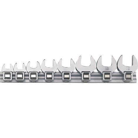 Embouts à fourche 3/8 sur rail 8pcs 10-19mm Teng Tools M3808MM