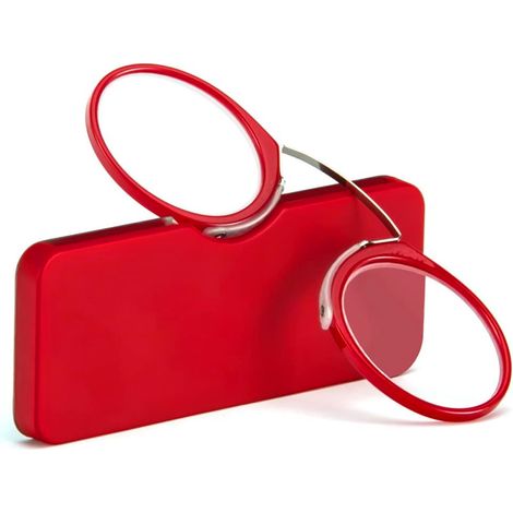 Lunettes De Lecture Clip - Monture Clip Nasal Sans Branches - Pour Pont Nasal Haut - Puissance +1.0 À +3.0 - Lot De 1 (1/5)